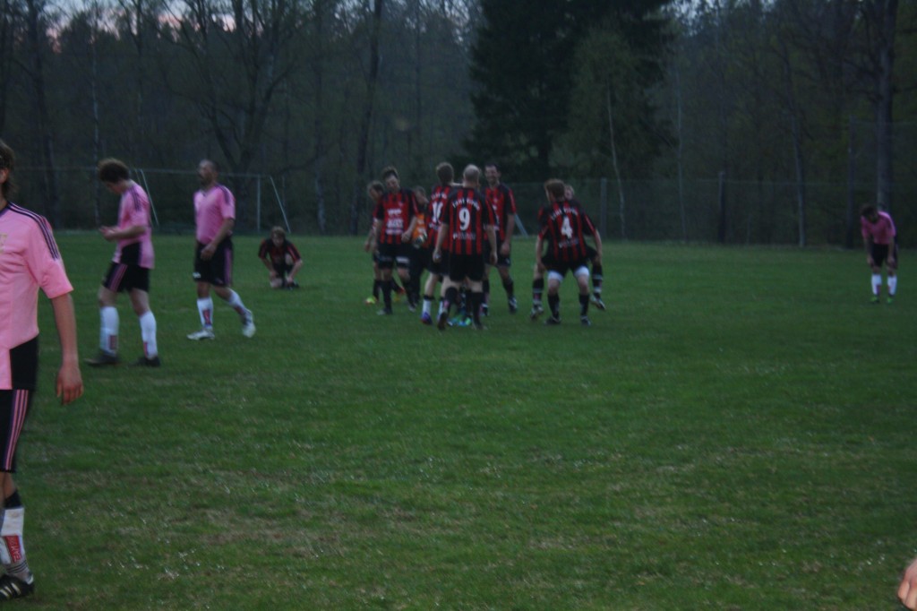 Segerjubel på planen