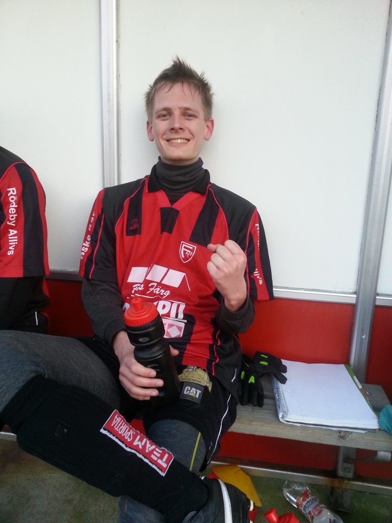 Daniel Björkander gjorde vårt mål