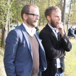 Tobias Nordström tillsammans med Johan Eriksson
